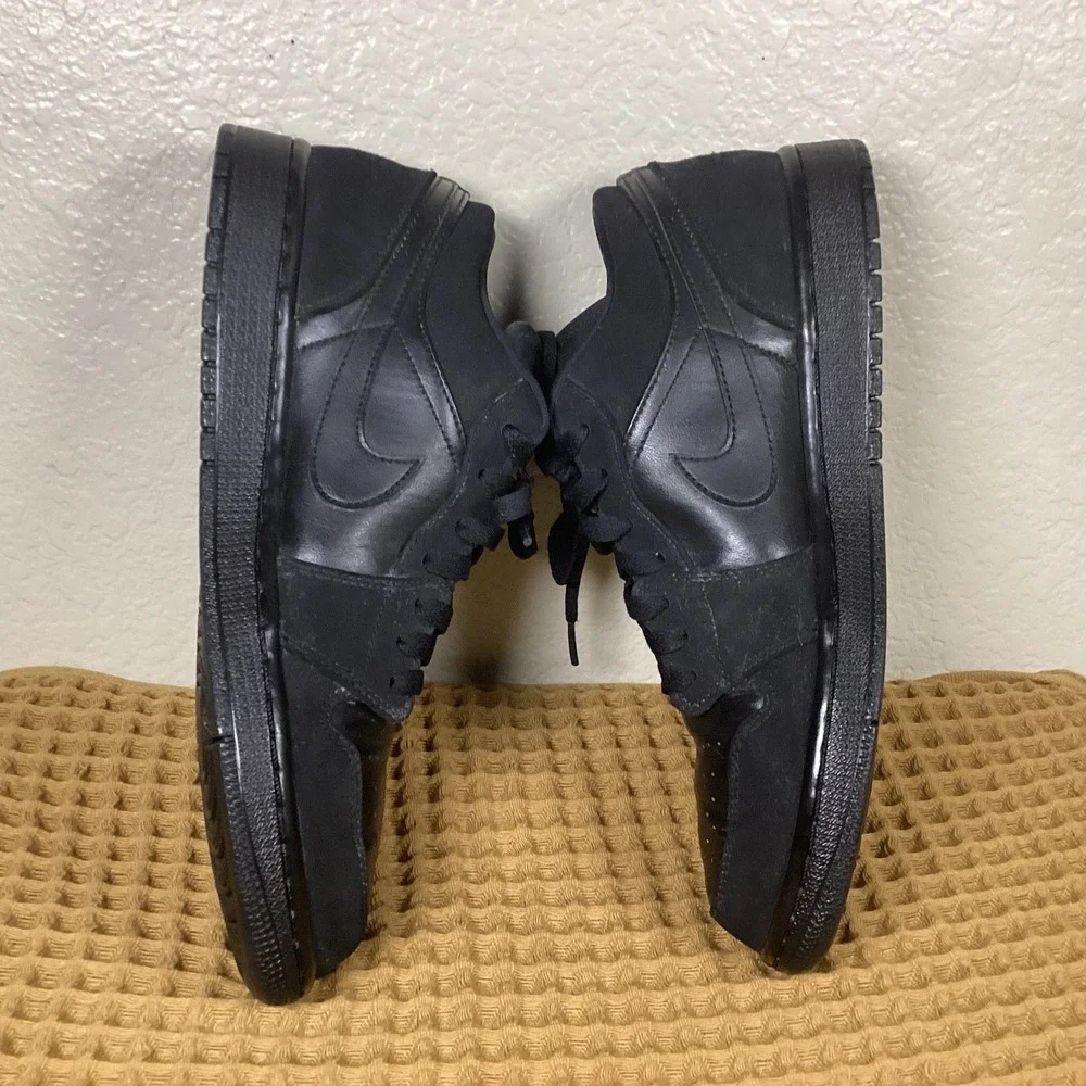 Nike Air Jordan 1 Mens Sz 9 Triple Black 553558-025 2016 Shoes Sneakers